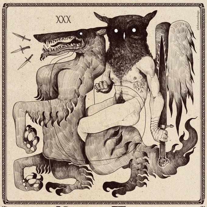 Andras, Caim and Agares. Possibly Stolas next. Ars Goetia is such a fun piece to explore. 