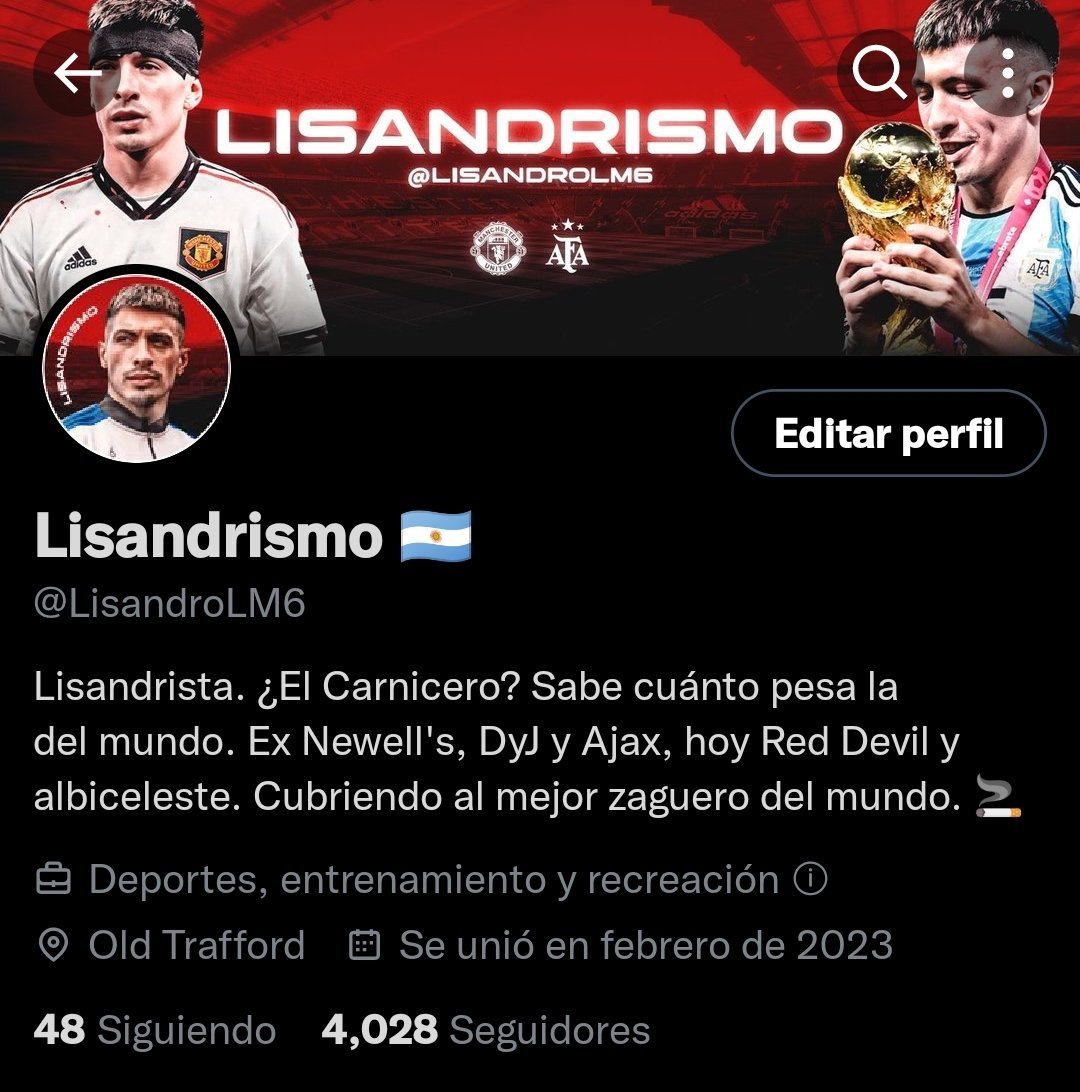 Wolfsbarg's tweet photo. Sobre las criticas a @LisandroLM6 : Es OBVIO que una cuenta sobre LISANDRO MARTINEZ (Campeón del mundo por si no se acuerdan), genere más interés que una cuenta del Wolfsburg.
¿Cómo voy a renegar de los seguidores que sume otra persona? https://t.co/96O9P3MOli