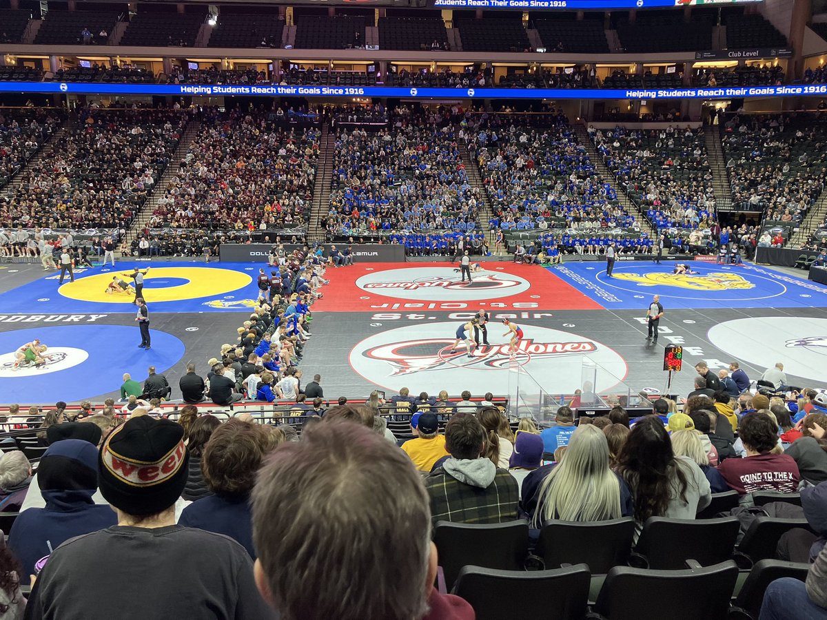 How can you not love the State Wrestling Tournament?!?!  Good luck Eagles!!