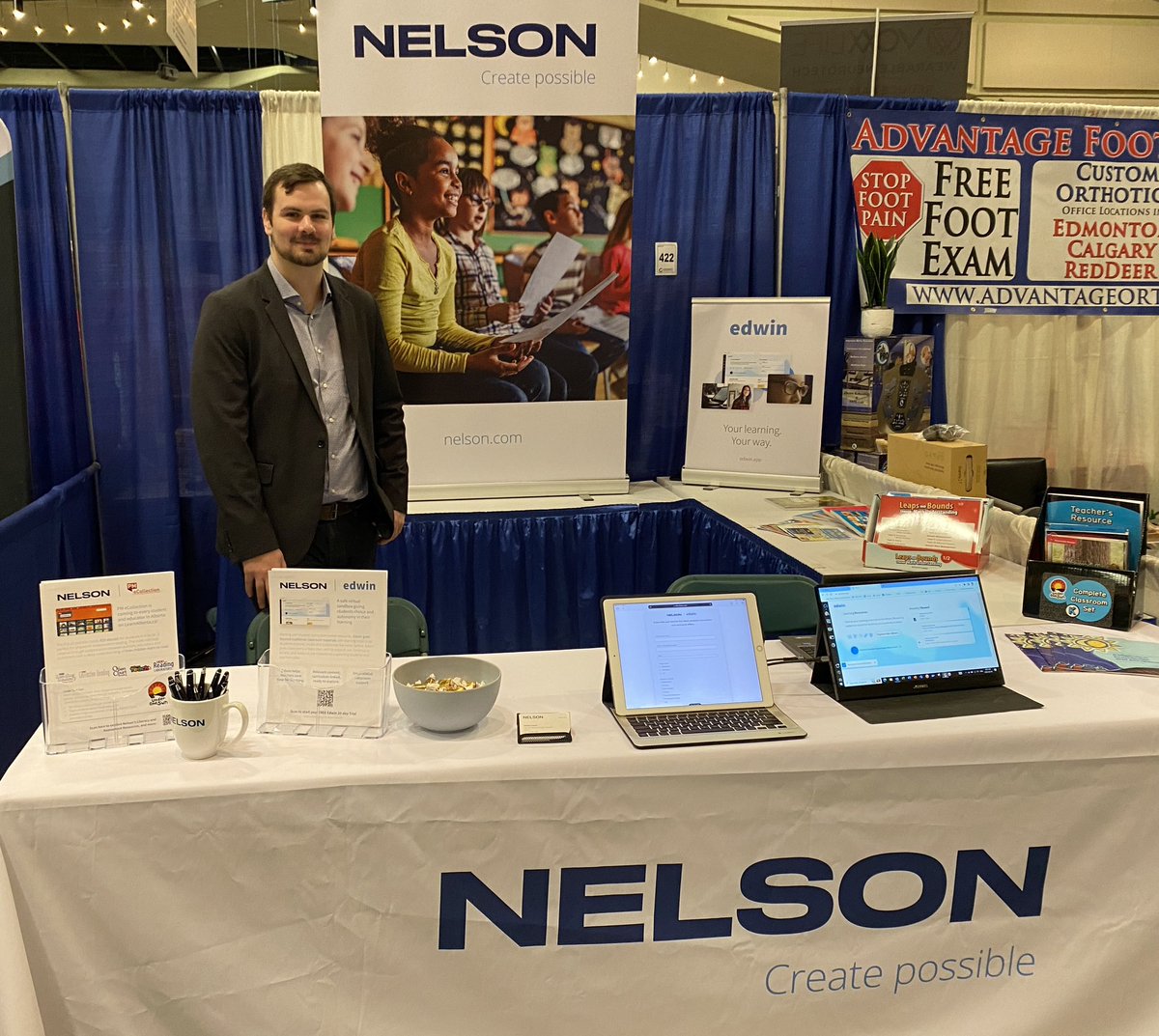 If you are at #GETCA2023 pop by booth 422 to visit us and learn more about <a href="/NelsonClassroom/">Nelson</a> &amp; <a href="/EdwinClassroom/">Edwin</a> and our updated resources to support Alberta classrooms