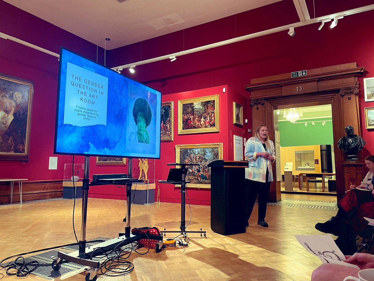 The <a href="/NEATENart/">NEATEN</a> meeting starts tonight at <a href="/theshipley/">Shipley Art Gallery</a> with an excellent presentation on how making art gives voice and a safe space to those who are experiencing gender identity shifts .