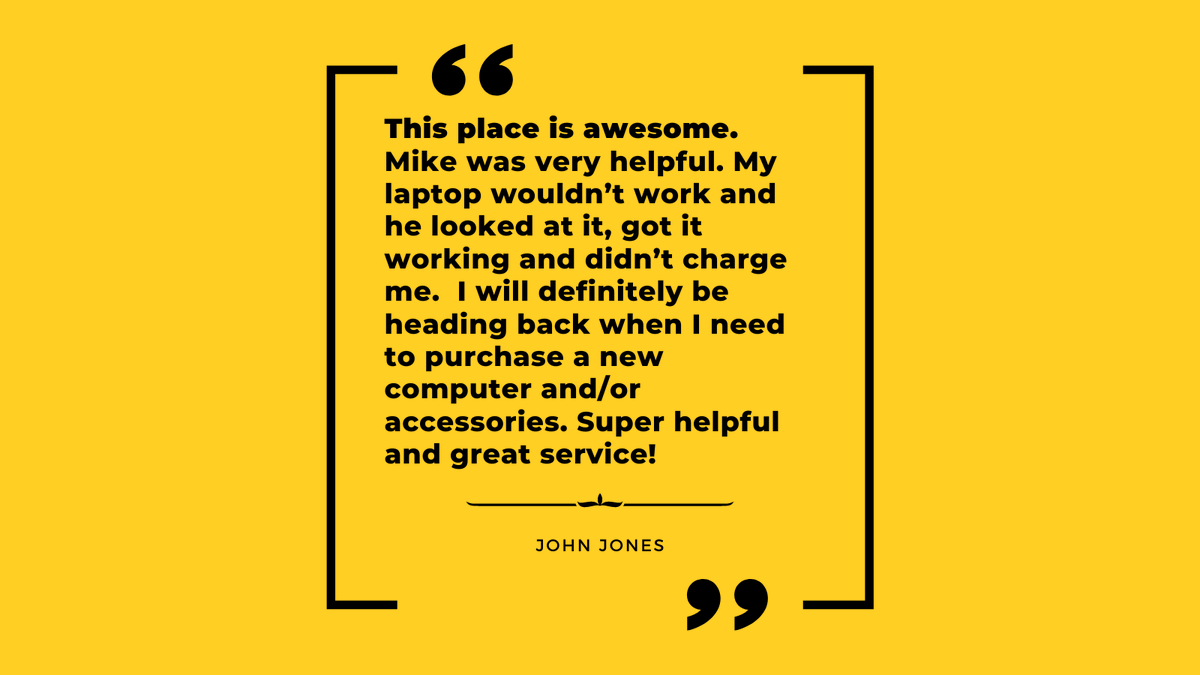 TheTechStoreSC's tweet image. #TestimonialThursday #ThankfulThursday #greenvillesc #simpsonvillesc