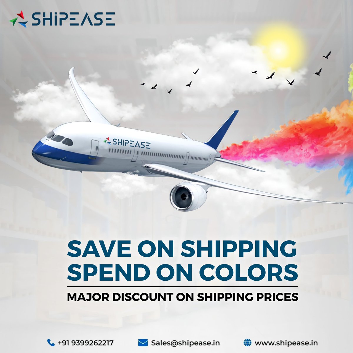 Take advantage of the lowered Shipping Prices on Holi 🎊
UPTO 50% OFF ON SHIPPING PRICES ‼️
.
.
.

#shippingavailable #worldshipping #freeshippingworldwide #shippingalloverindia #shippingcontainers #globalshipping