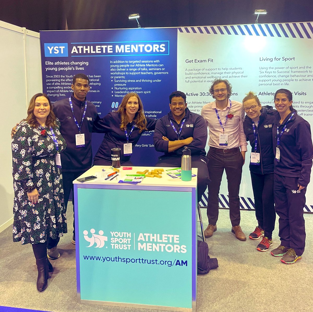 Days like today remind me why we do what we do 💜 so proud to be an Athlete Mentor for @YouthSportTrust & deliver on life-changing programmes with young people. ✨ Such a great day catching up with colleagues at the #YSTConference.😀 #connection #belonging #inspired