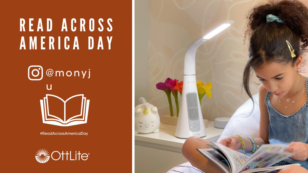 Celebrating Read Across America Day and National Reading Month! 📚☀️
⠀
Check out Social Shares OttLite.com/Social to see more of the wonderful things people do under their OttLite lamps.
⠀
📷: @monyju

#ReadAcrossAmericaDay #NationalReadingMonth #SeeHealthier #OttLite