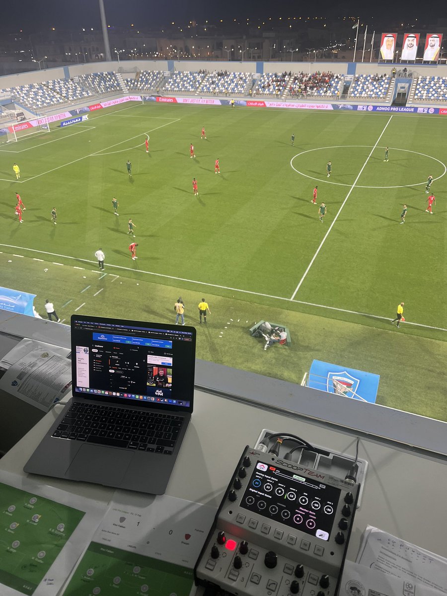 Sean O'Shea (@seanoshea82) on Twitter photo Back on the Comms 🎙️🎧
📍Dibba Stadium
⚽️ <a href="/albatinclub/">نادي الباطن السعودي</a> v’s <a href="/KhorFakkanfc/">نادي خورفكان لكرة القدم</a>
📺 @ABUDHABISPORTTV
<a href="/AGLeague_ae/">دوري الخليج العربي</a> Back on the Comms 🎙️🎧
📍Dibba Stadium
⚽️ <a href="/albatinclub/">نادي الباطن السعودي</a> v’s <a href="/KhorFakkanfc/">نادي خورفكان لكرة القدم</a>
📺 @ABUDHABISPORTTV
<a href="/AGLeague_ae/">دوري الخليج العربي</a>
