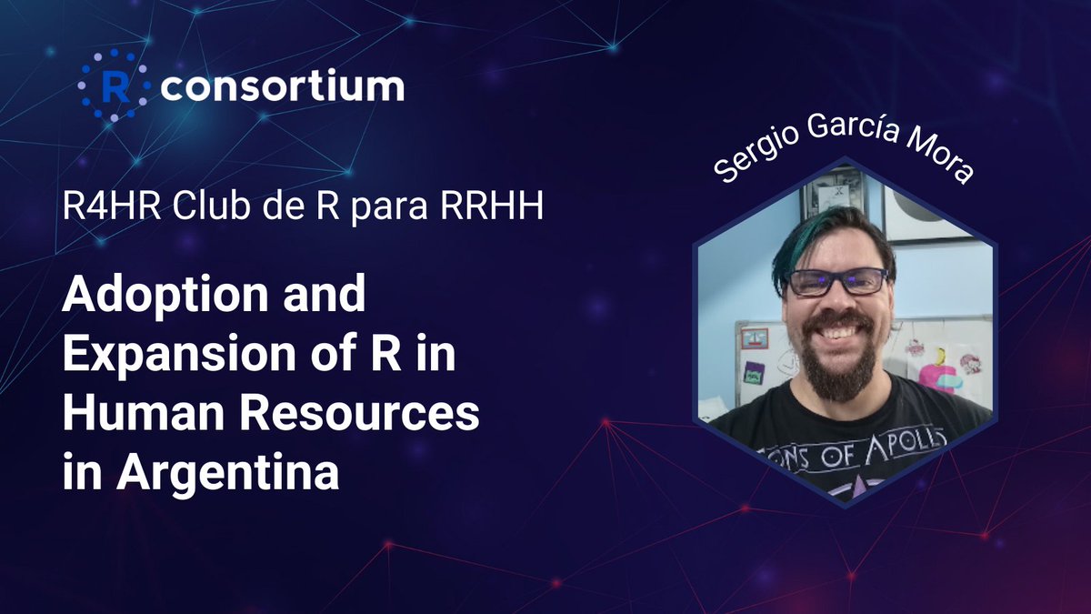 @sergiogarciamor, organizer of the R4HR Club (<a href="/club_rrhh/">Club de R para RRHH</a>), gives us a deep dive into the R community in Buenos Aires and his experience using R for the development of his work as a Human Resources specialist. #Rstats #opensource | Read all about it ➡️ r-consortium.org/blog/2023/03/0…