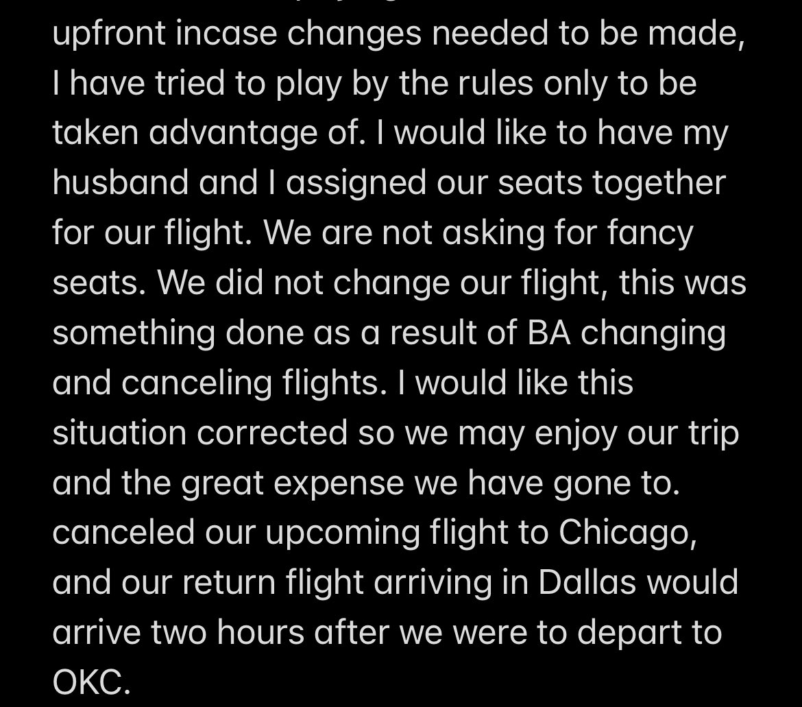 KimSchooler's tweet photo. @BankofAmerica @British_Airways https://t.co/ZxLTHvaqTg