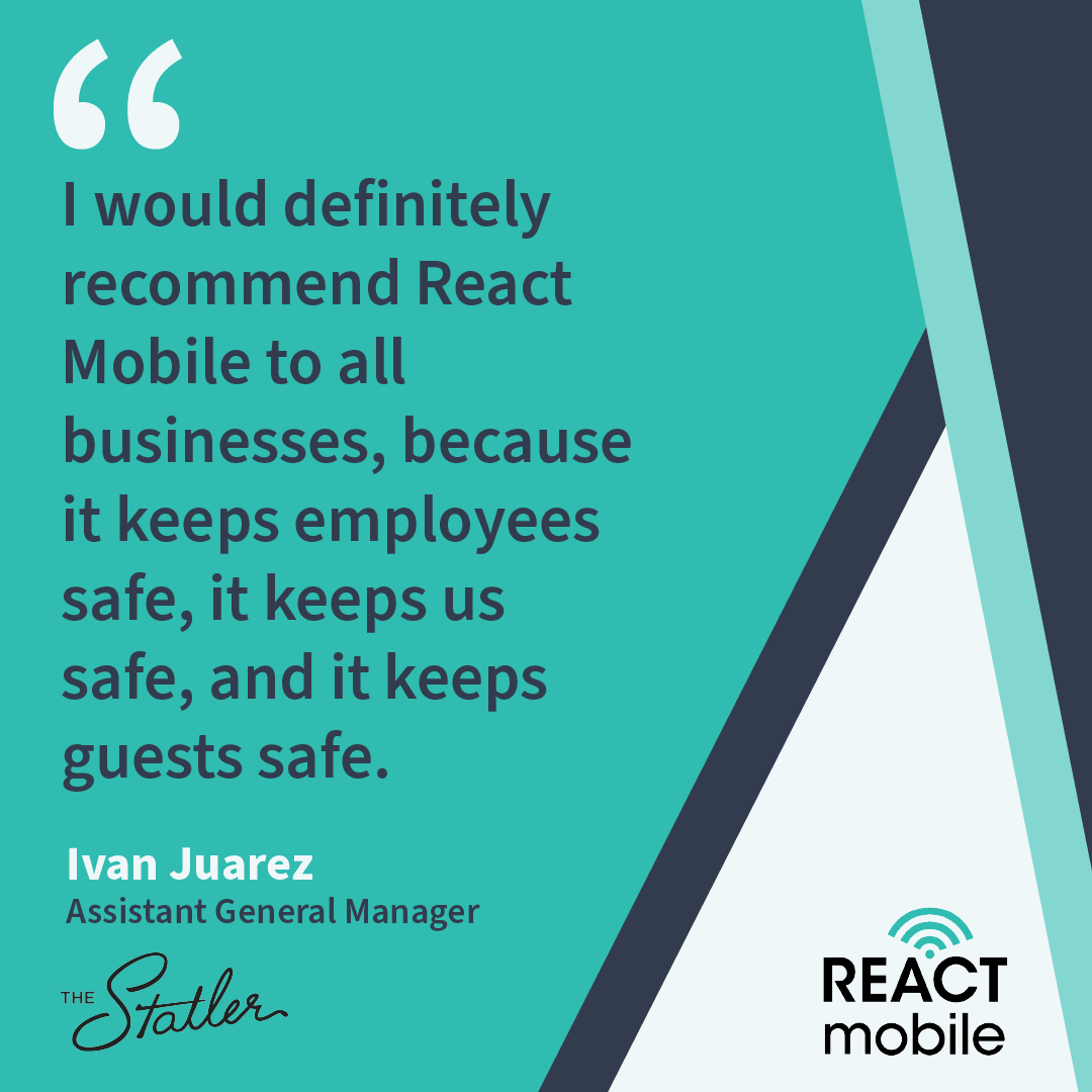 ReactMobile's tweet image. Testimonials like these are a great reminder of the importance of creating and maintaining a safe work environment. Learn more about our employee safety solutions: hubs.la/Q01DjG__0
#testimonialthursday #reactmobile #workplacesafety