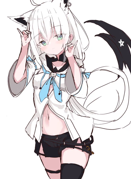 「こんこんきーつね!!」 #絵フブキ  #ホロライブ 