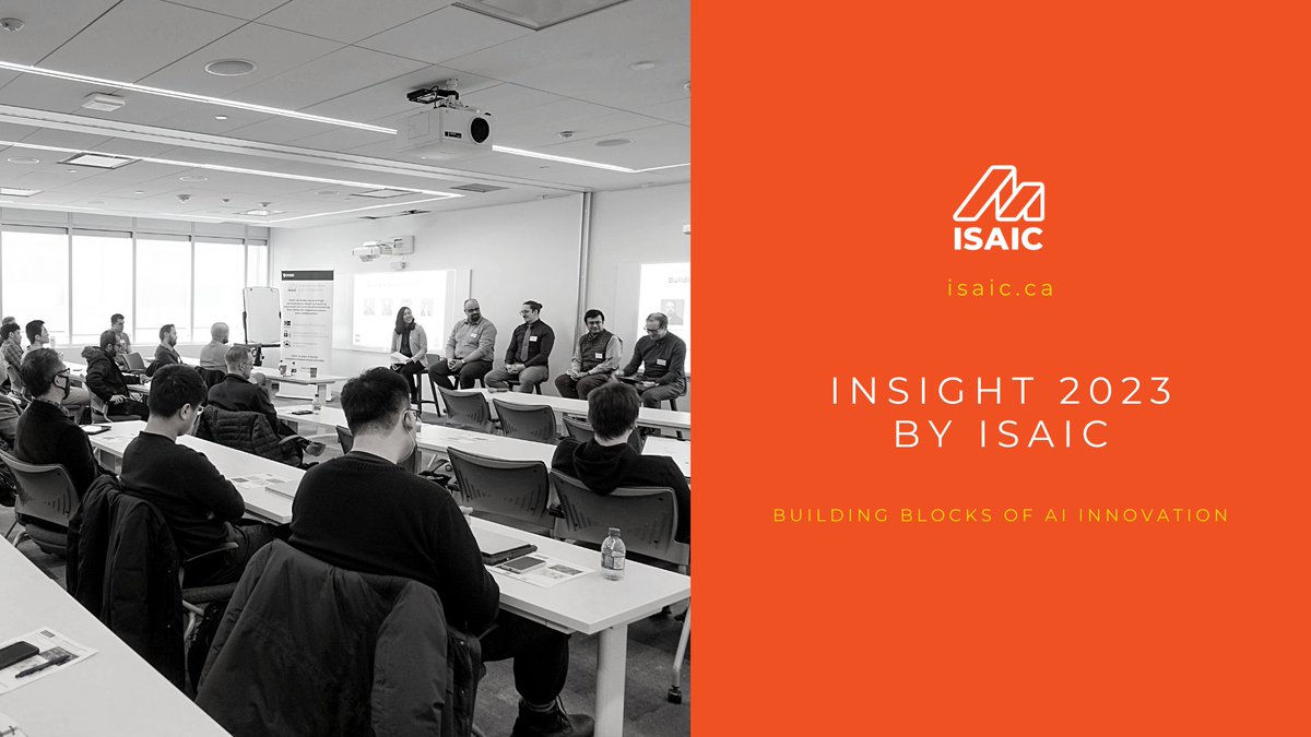 Read our latest blog! We reflected on our recent community event: INSIGHT 2023 by ISAIC. Check out the link below.
.
#ai #ml #techalberta #event 
.
isaic.ca/insight-2023-b…
