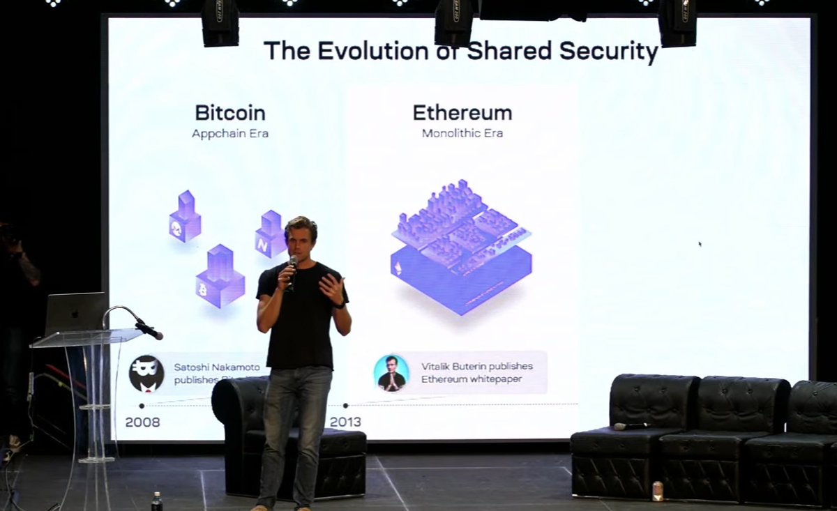 babylonlabs_io's tweet photo. π΄ LIVE at #SharedSecuritySummit2023: Nick White (@nickwh8te), COO of @CelestiaOrg , takes the stage to share groundbreaking insights on "The Modular Era of Shared Security." ππ
πΉ Tune in now on YouTube:π
π https://t.co/6fykvJP2wA #SharedSecurity https://t.co/MBPSc3Kapw