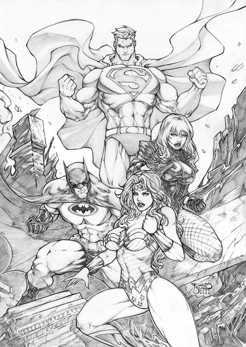 fabioartworks's tweet photo. Hey folks! Sharing here one more piece of art that I did in 2020, and this time a custom JLA team! Hope you enjoy and if you like it, please retweet it to support my art! :) Thanks so much!
#justiceleague #dccomics #fanart https://t.co/0JzaVEGfHD