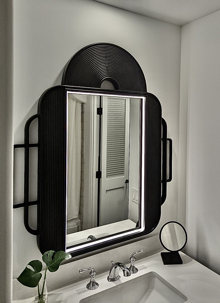 Congratulations to Kimpton Canary Hotel &amp; Beleco - Winners of the LIV Hospitality Design Awards for Interior Design Hotel - Midscale &amp; Lifetstyle! We were thrilled to create this stunning custom framed Radiance LED Lighted Mirror for their guest rooms! bit.ly/41CgTVw