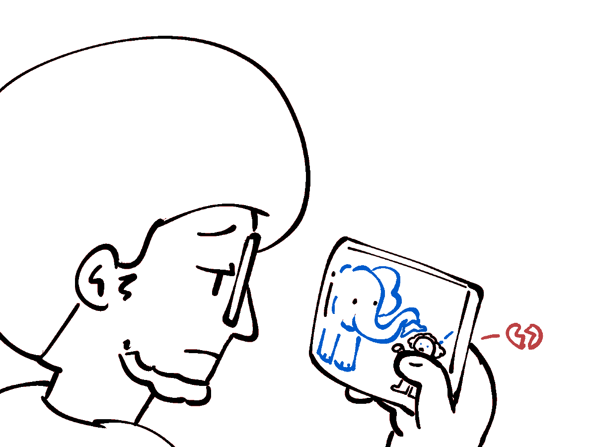 ayeayerondrawn's tweet photo. elephant videos https://t.co/2Q89VnmCZZ