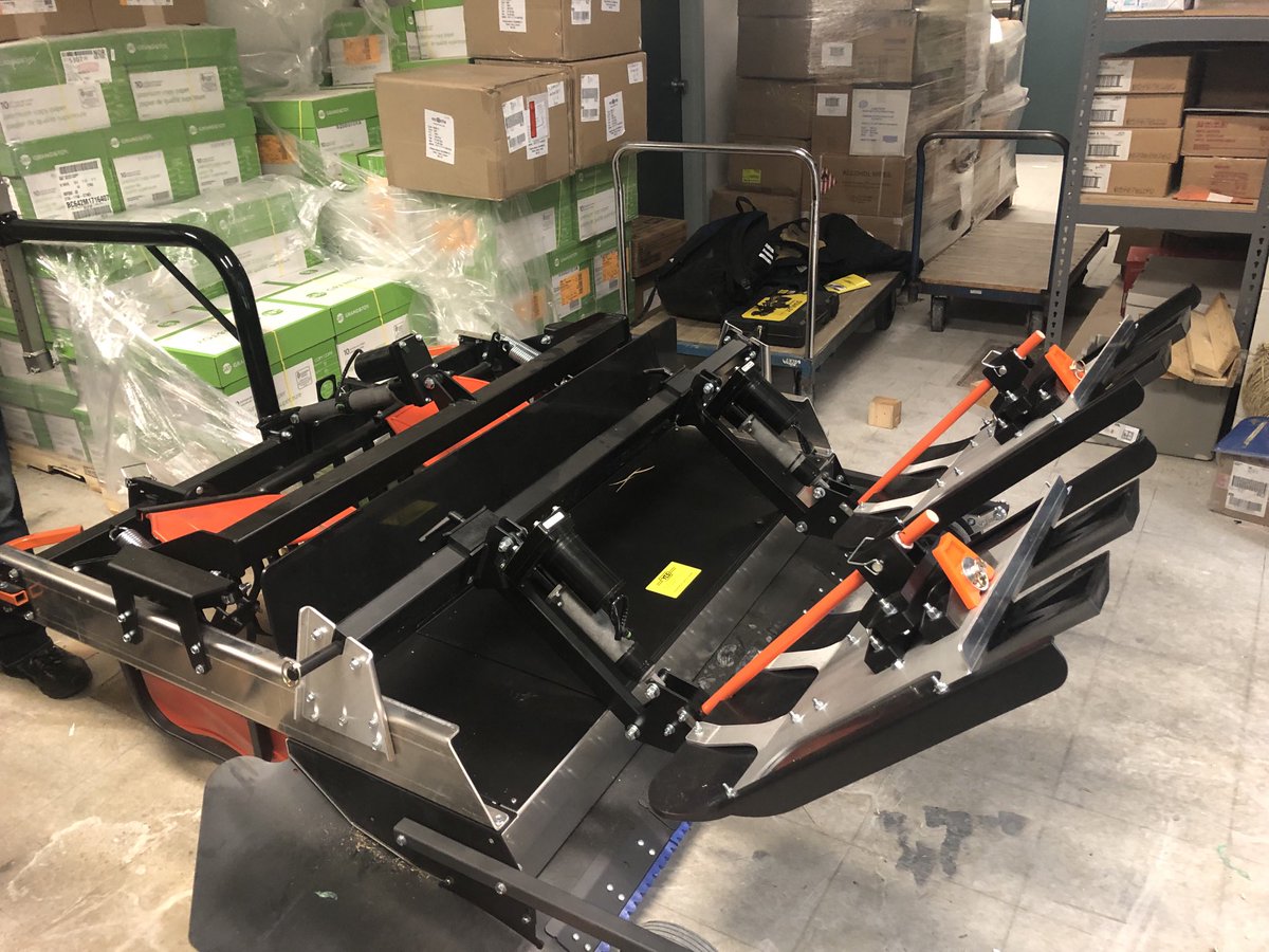 NipissingTrails's tweet image. Big thanks to Paul from SDS and Kevin from Shipping and Receiving for the after hours work in assembling the groomer. We are almost ready to roll this out the door when the wiring is done. #IncrementalGains