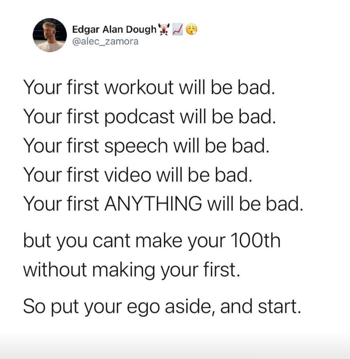 Double18Js's tweet image. Just start!