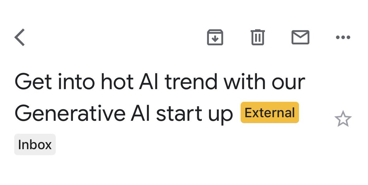 Every VC’s inbox right now: