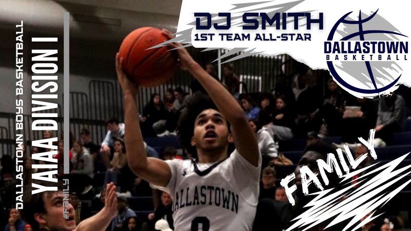 Dallastownhoops's tweet photo. Congratulations to our guys for their YAIAA Division 1 All Star Selections - DJ Smith (1st team) &amp; Conner Barto (2nd team) #DTownProud #DTownHoops #FAMILY https://t.co/7TScBswFZh