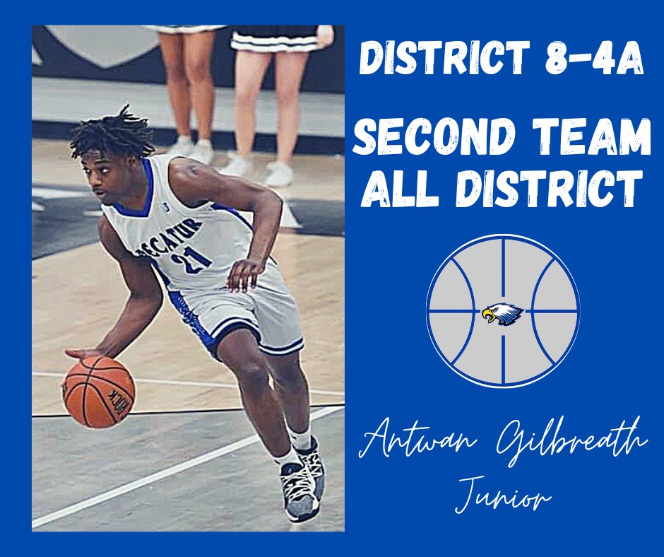 DecaturMBB's tweet photo. ππ District 8-4A Awards ππ
Congratulations to Antwan Gilbreath and Hendrix Smith named Second Team All District!
#efnd #oneunitstrong #weAREdecatur https://t.co/A7K0d2V2lB