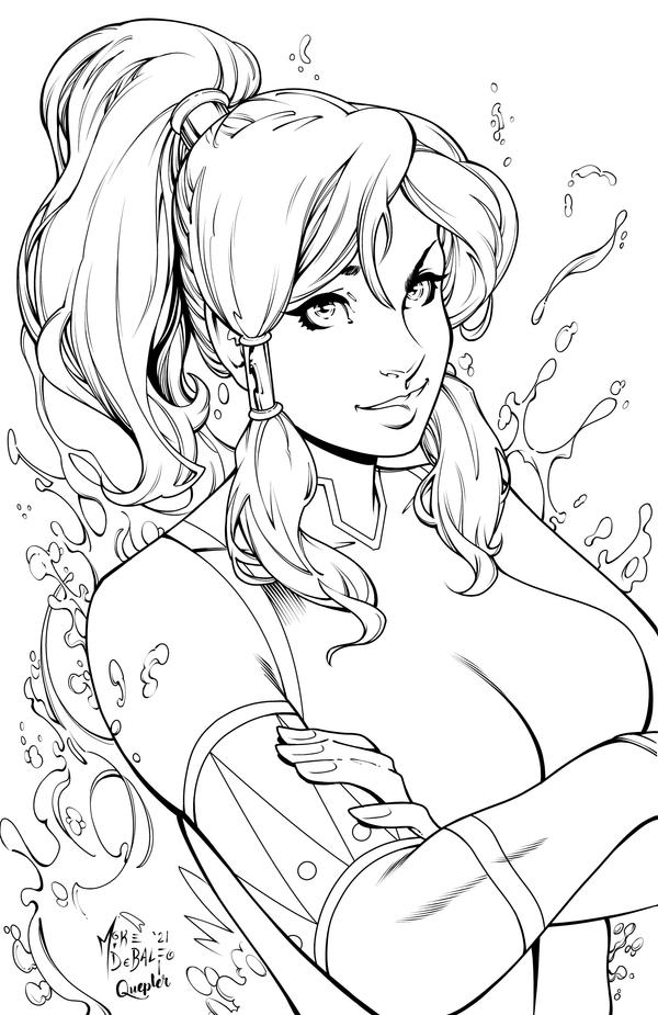 QueplerP's tweet image. THE LEGEND OF KORRA

Awesome pencils by Mike Debalfo with my inks!

#thelegendofkorra #korra #nickelodeon #art #inks #inkingcomics #makingcomics #inking #pinup