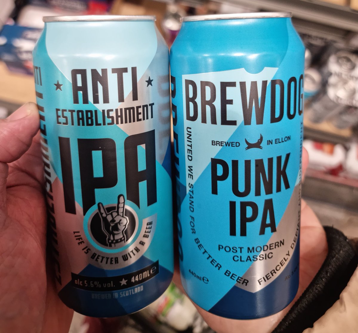 SiFPoole's tweet photo. @AldiUK, you have surpassed yourselves! Tastes like the original Brewcat too. #aldi #CostOfLiving #fakeaway https://t.co/1uhA3Le4SY