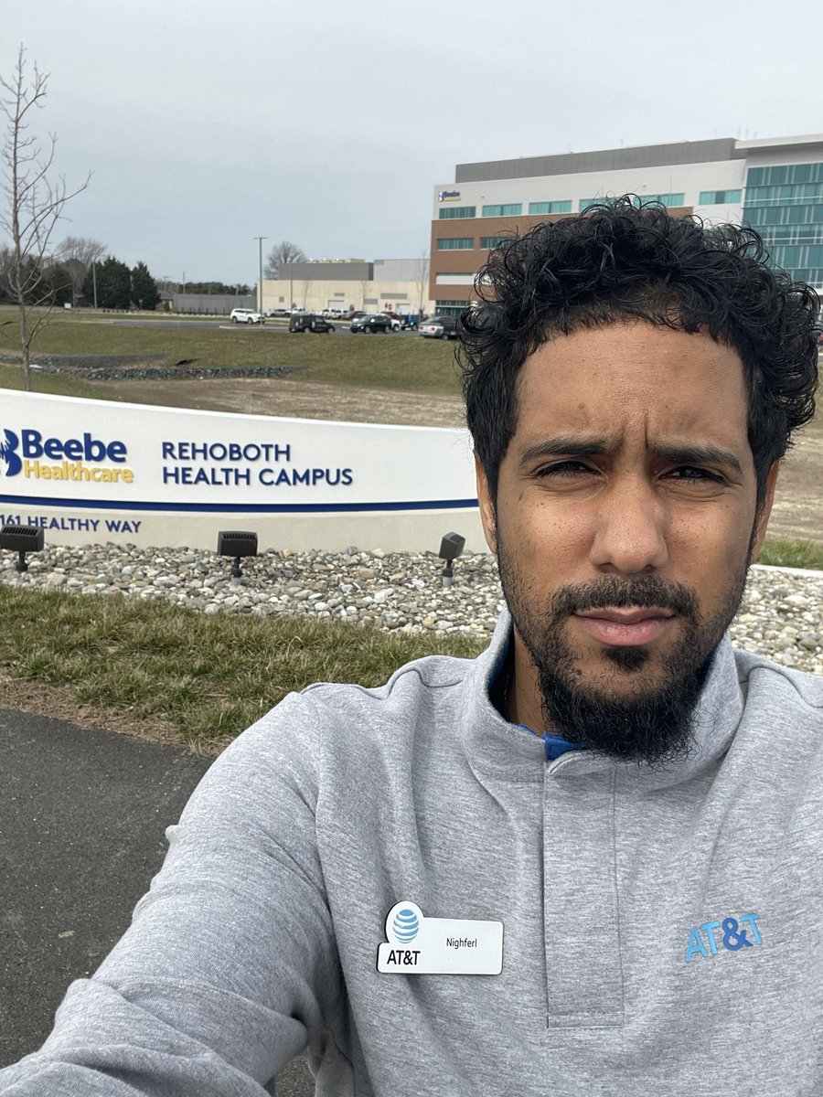 NighferlATT's tweet photo. Dropped off some flyers of @FirstNet to @BeebeHealthcare and @BrandywineLvng here in Lewes, Delaware 😁 https://t.co/pvOTC0MWdh