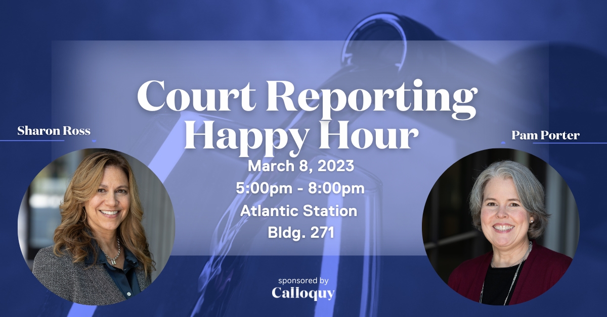 You’ve read about Calloquy’s #courtreporters Pamela Porter, RPR and Sharon Ross, RPR. 
Come meet them in person, discover why they love working with Calloquy, and learn how you can work with Calloquy too.