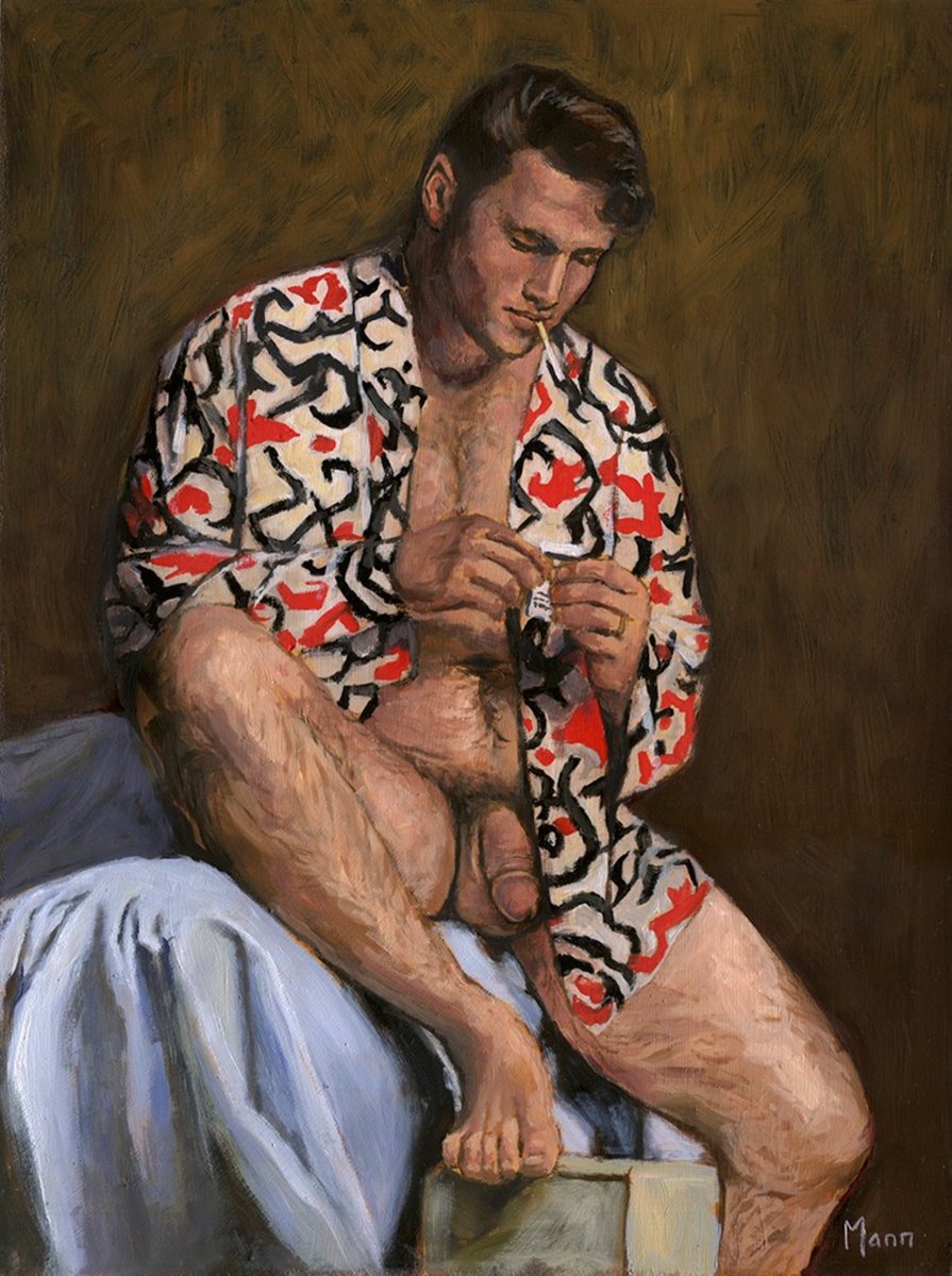 Chris Mann. Male Model with Shirt.