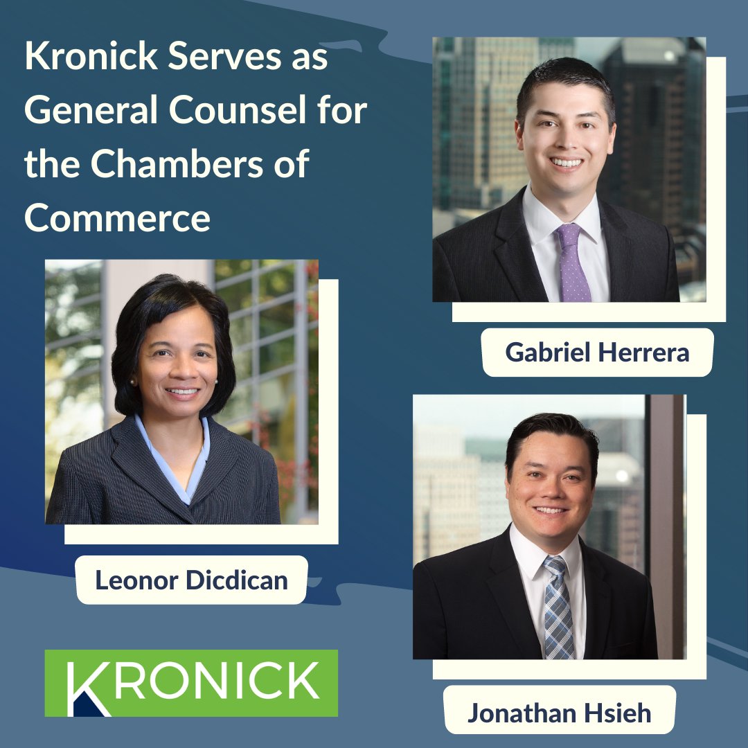 Kronick is committed to building a diverse and inclusive community within our firm and greater Sacramento.

kmtg.com/news/firm-anno…

<a href="/SACCTEAM/">Sacramento Asian Pacific Chamber of Commerce</a> <a href="/SacHispanics/">Sacramento Hispanic Chamber of Commerce</a>  <a href="/SacBlackChamber/">Sac Black Chamber</a> #diversity #diversityandinclusion #probono #sacramento