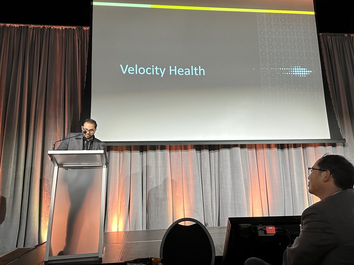 At the launch of ⁦@UWVelocity⁩ Health led by ⁦@WaterlooSci⁩ alum Moazam Khan ⁦@CuriatoInc⁩