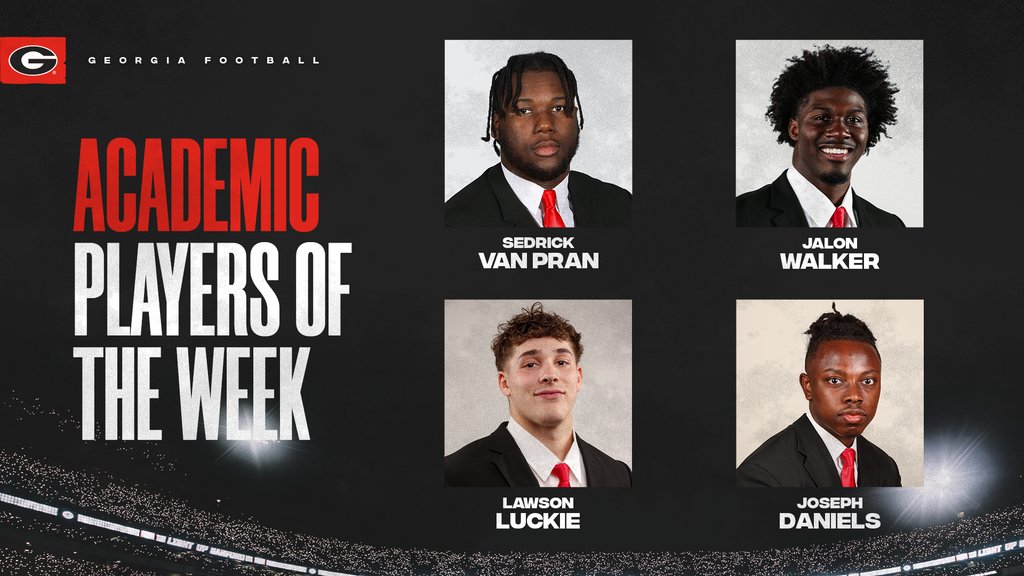 Congratulations to our Academic Players of the Week !!

#GoDawgs