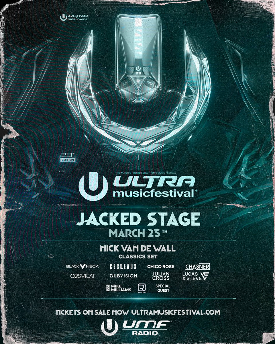 Miami, who’s ready to get JACKED? The Takeover goes down on Saturday, March 25! #Ultra2023