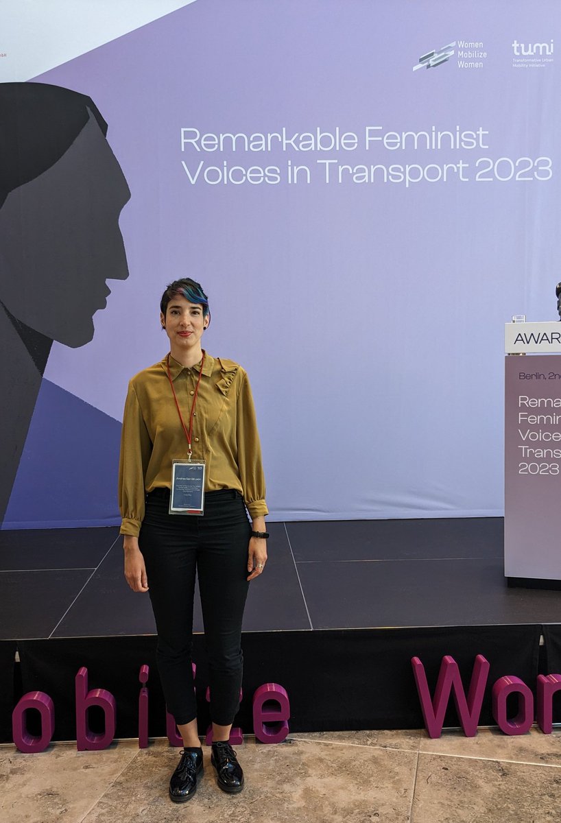 Super honrada y agradecida de haber sido nombrada por <a href="/WomenMobilize/">WomenMobilizeWomen</a> como una de las #FeministVoicesInTransport 

Pueden ver los perfiles del resto de mujeres del mundo nombradas este año, además de varias organizaciones y proyectos, aquí:
womenmobilize.org/remarkable-wom…