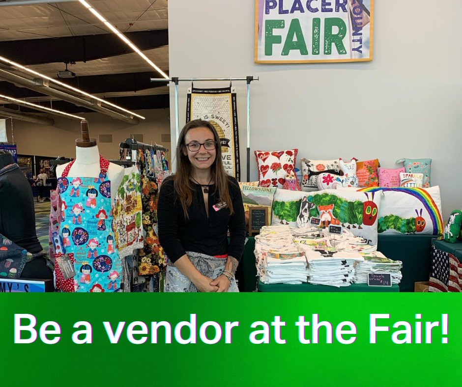 #placercofair #atthegrounds #placervalley #roseville #vendor #Shop 
All Commercial and Arts &amp; Crafts Vendors are inside the Roebbelen Center! Enjoy the A/C while selling your goods and your crafts.  Get your pick of spots now before it fills up!
placercountyfair.org/2023vendors