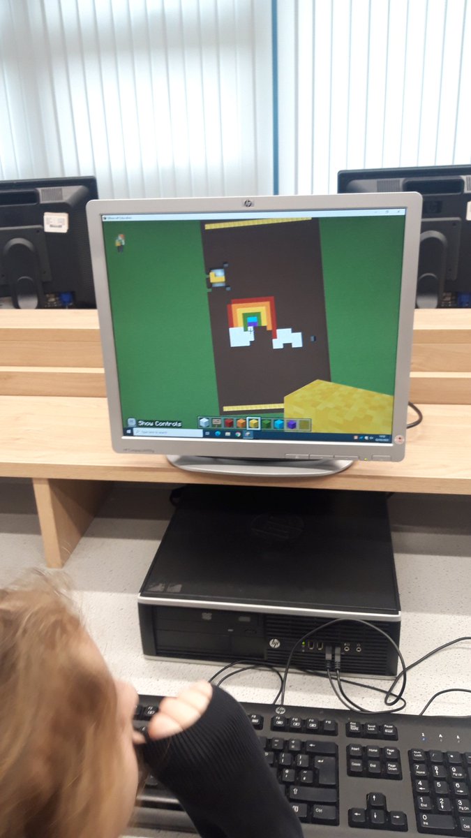 mrclarkd's tweet photo. Great to get P4/5 @NWCCDumfries trying out #MinecraftEdu as part of #WorldBookDay2023 
Thanks to @Miss_Zeman1 and @RaiseScotland D&amp;G STEM team for the training and guidance https://t.co/pGf4tashIX