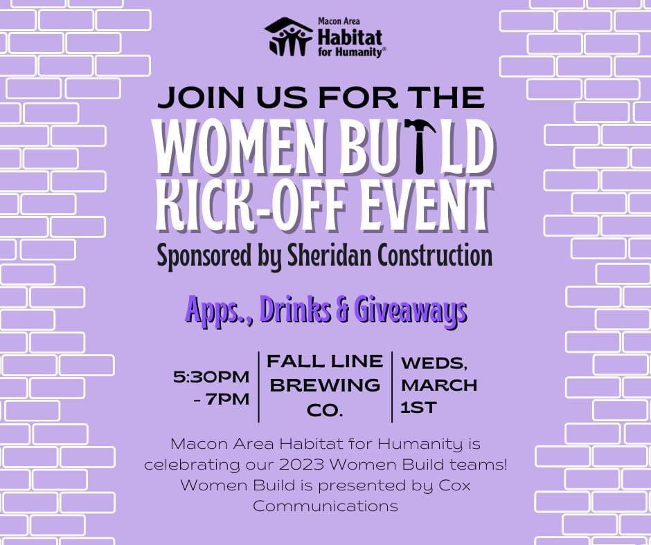 SpringdaleMacon's tweet photo. Springdale is so PROUD to partner with Macon Area Habitat for Humanity for the second time! The Women Build kick-off event was a great way to kick off #womenshistorymonth!#SpringdaLEADS #SpringdaleSERVES #SHOWUP #Built4Bibb https://t.co/aZieOlCk7z