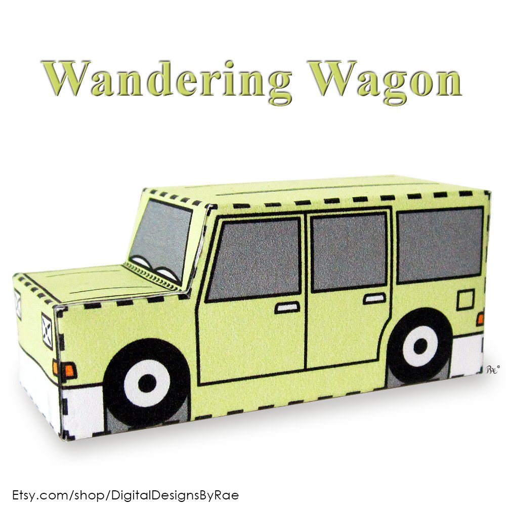 Rae_didit's tweet photo. Wandering Wagon! https://t.co/xJqulJeBX8 #familycar #3dpapercraft #papertoy #foldable #printable #Etsy https://t.co/ssFO4kxYCD