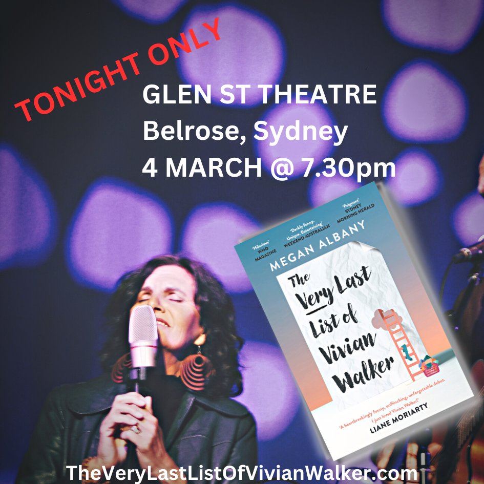 Give yourself a treat tonight at Glen Street theatre with this theatrical and musical treat that's had audiences & critics alike laughing, crying & giving it brilliant reviews Don't miss this sell-out show
#whatsonsydney #saturdaynight #livetheatre #theverylastlistofvivianwalker