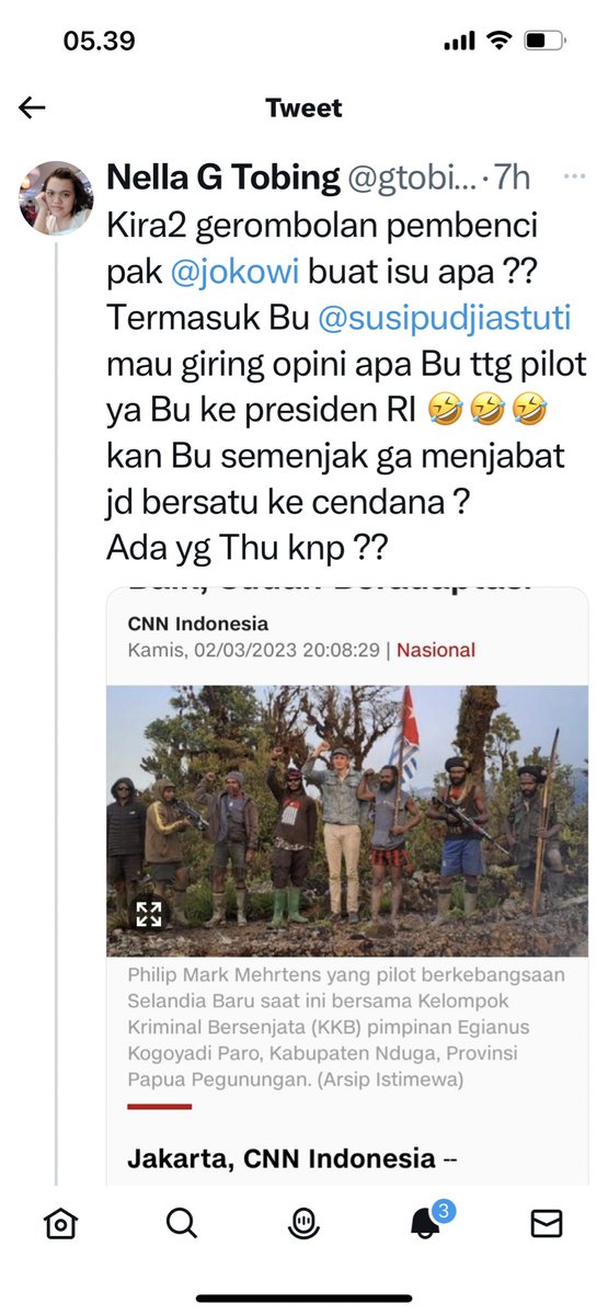 Susi Pudjiastuti tweet media