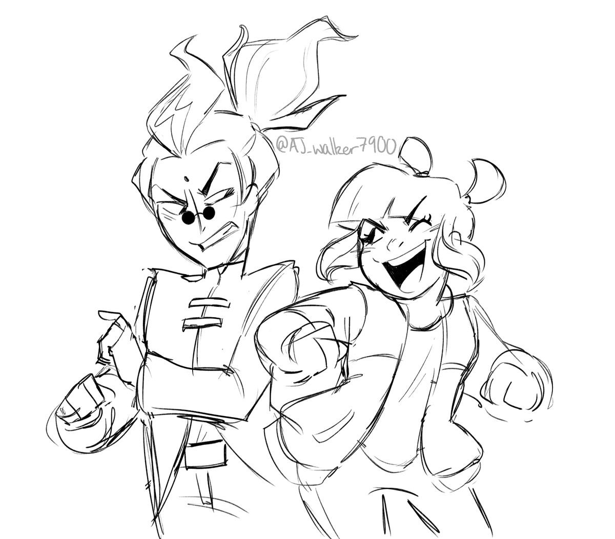 AJ_walker7900's tweet photo. I don't draw these two enough #dragonfruitshipping https://t.co/6CdoRqm9eB