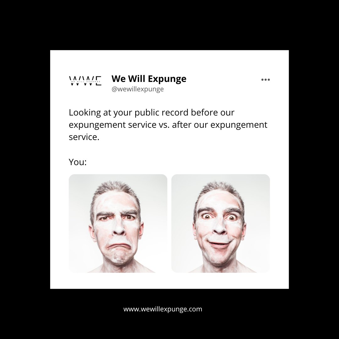 'Clean your record, unlock your potential: Let us help you expunge your past!' - WWE

#WeWillExpunge #Expungement #ClearYourRecord #SecondChance