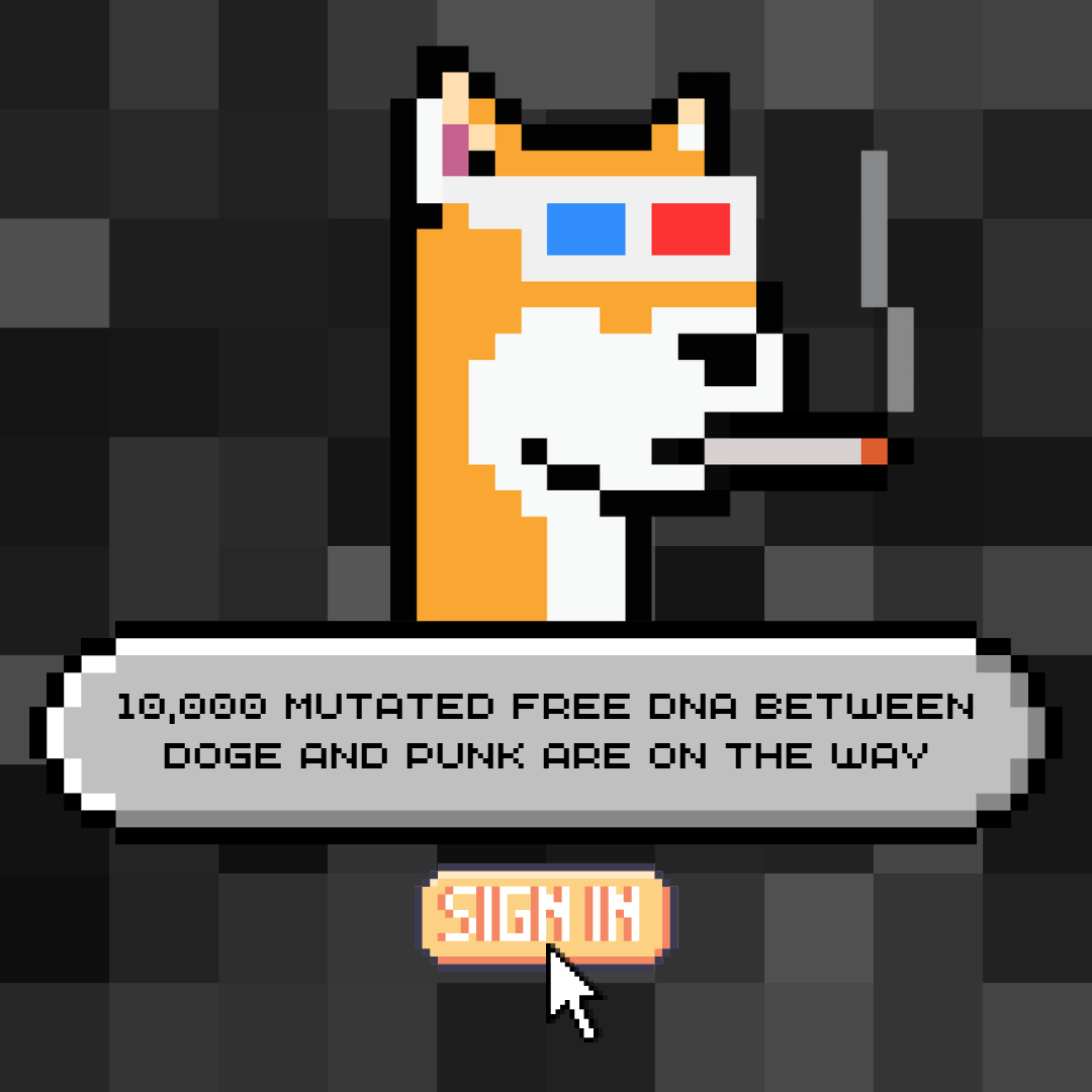 DogePunksBTC's tweet image. SOMETHING HAS GONE WRONG, DNAs HAVE MUTATED, 10000 DOGEPUNKS ARE COMING. 
Like & RT For the OG.
#BITCOIN #ORDINALS