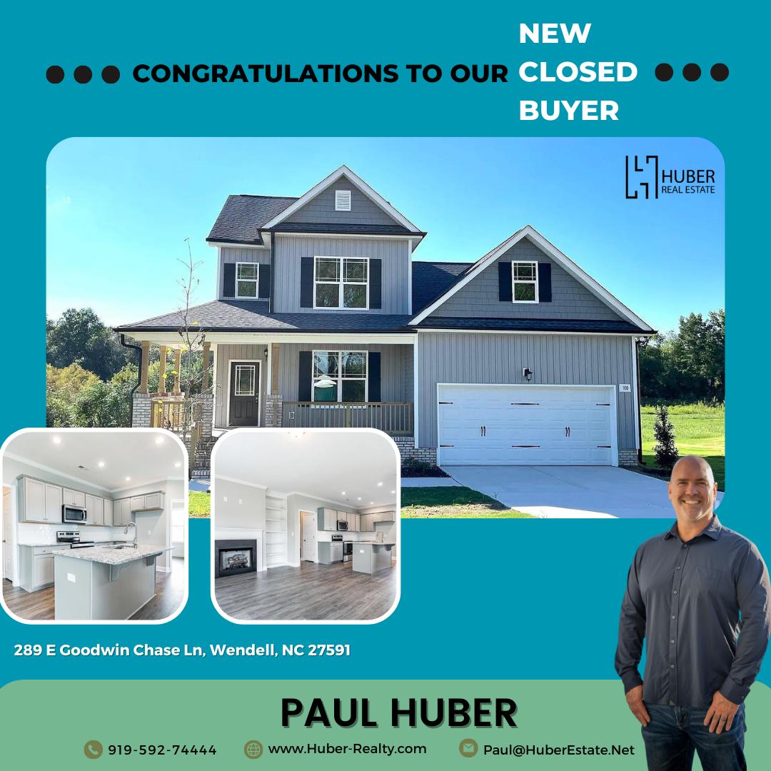 HuberRealEstate's tweet photo. 📣 BUYER CLOSED📣
Congratulations to our buyer on the purchase of their home. 🎉🎉
Do you also need help in winning your dream home in this market?
Send me a message!
☎️ 919-592-7444
📩 Paul@HuberRealEstate.Net
🌎 https://t.co/LuVEQtYgN5 https://t.co/bE0EW90Rno