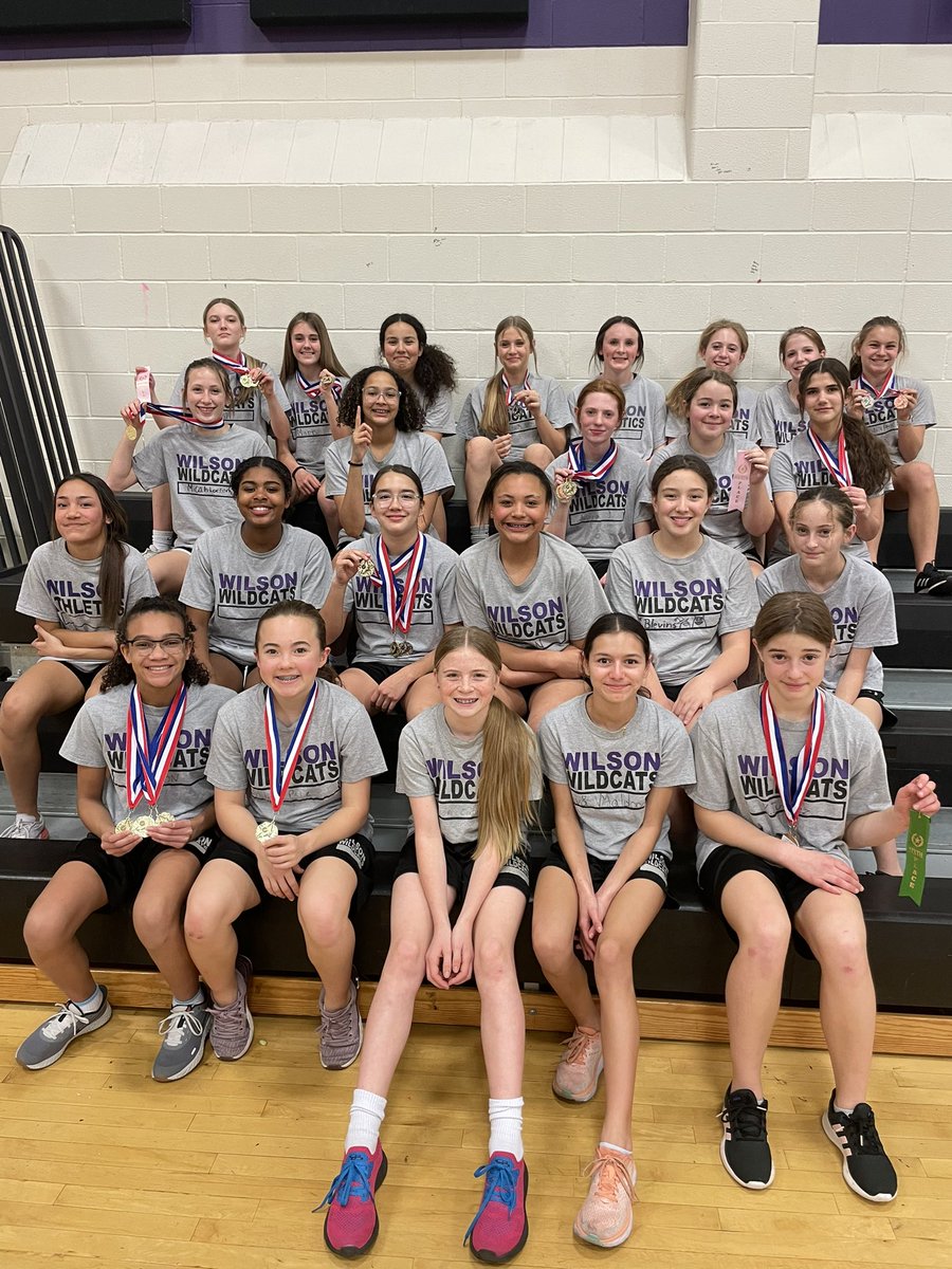 ladywildcatswms's tweet photo. 7th grade Lady Wildcats dominate at the Lion Relays!! 🏆🥇 https://t.co/jUyBRyF852