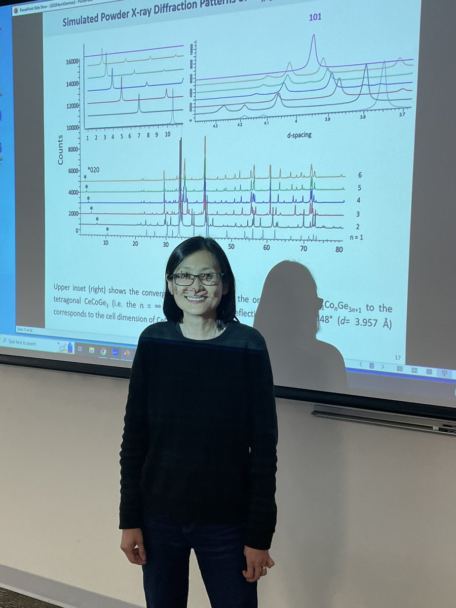 GMU_Chemistry's tweet photo. Thank you @ProfJuliaChan for the great seminar! We hope you stop by to visit us again! @BaylorCBC #inorganicchem https://t.co/rMkwJBdePa