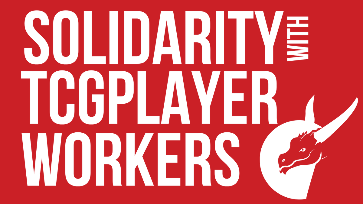 Workers at <a href="/TCGplayer/">TCGplayer</a> are forming a union, but management has been running a ruthless anti-union campaign, including threatening workers with discipline and constantly holding anti-union meetings.  #TCGunion