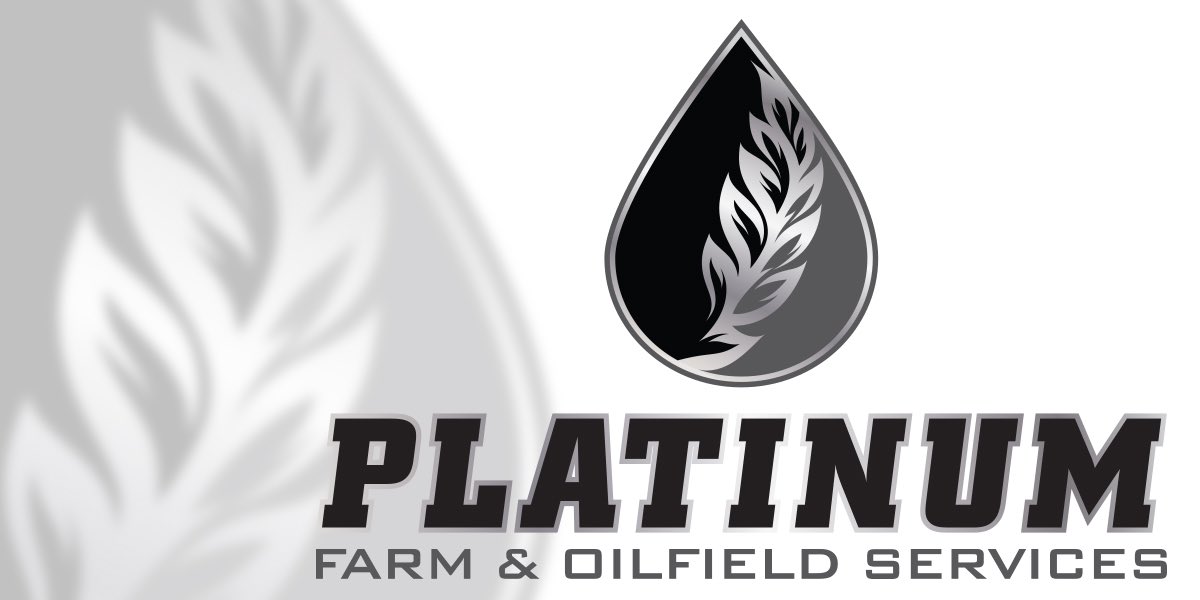 #Logodesign project for Platinum Farm &amp; Oilfield Services. A small business in #alberta that offers a combination of services to both the Oil &amp; Gas and Farming industries.

#logodesigning #centralalberta #SmallBusinessMarketing #brandingdesign
