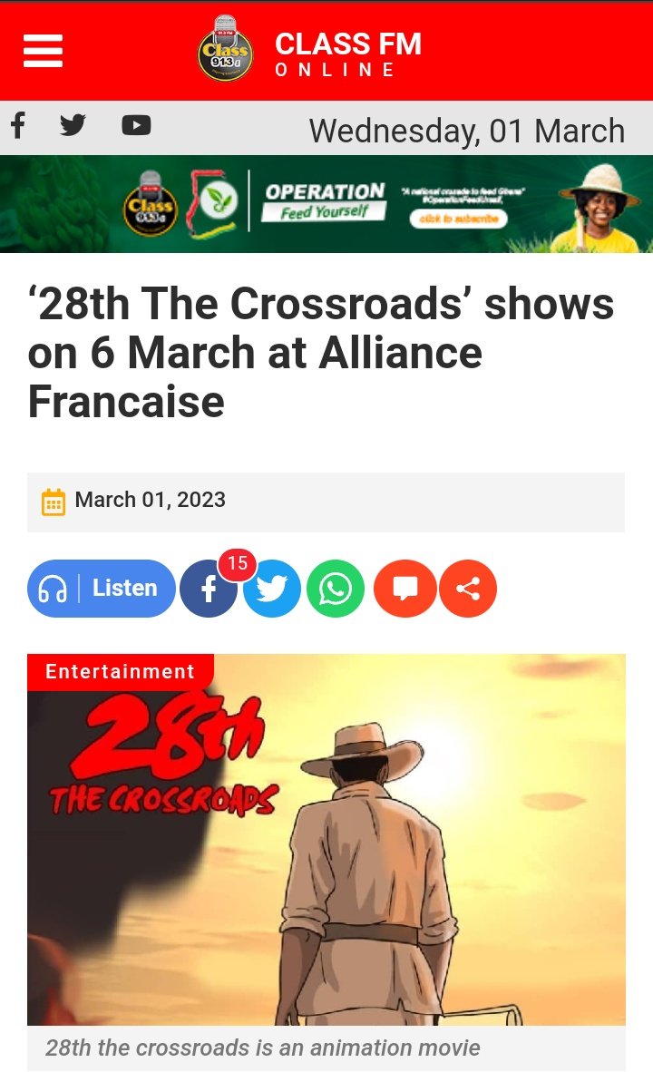 Verbaltrans's tweet photo. In addition, the concept of animation was well discussed as well as the many great benefits it could be bring to the creative art sector of Ghana if given the necessary support/attention #VT

Hit the #linkinbio for full interview
https://t.co/wdXn1n3oIb

Cc: @parables_GH #28thFeb https://t.co/NVwOXhFog0