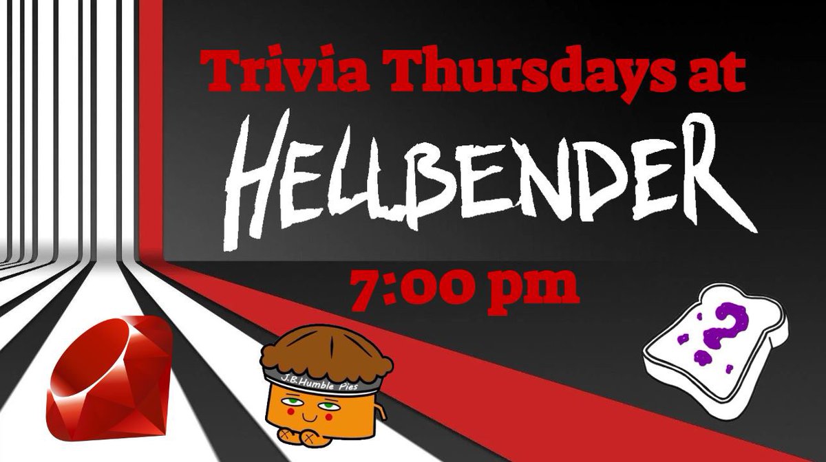 Trivia Tonight <a href="/HellbenderBeer/">Hellbender BrewingCo</a> !